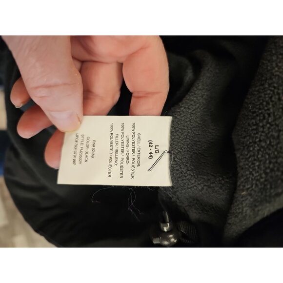 Free Texh Jacket Men Large Black Gray Color Block FCXtreme Parka Snow Ski - Picture 7 of 9